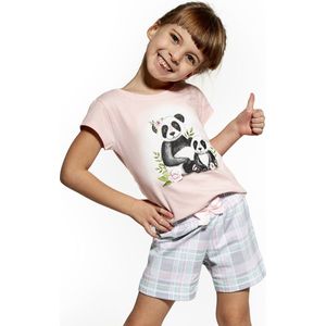 Cornette Katoenen Matching Pyjama voor meisjes Panda 787/92 788/92 110/116