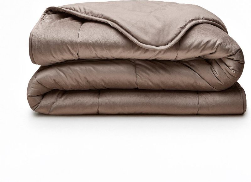 Sleeptime - Lazy Velvet - Dekbed - Taupe-Grijs - 240x200