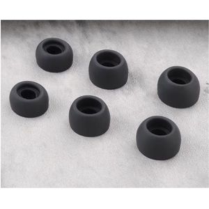 Go Go Gadget - Geschikt voor Samsung Galaxy Buds Pro - Siliconen tips - Oordop vervanging - Set van 3 maten - Zwart