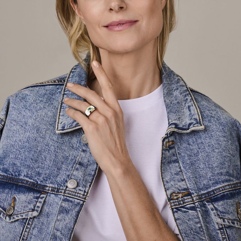 Ring Blauw Topaas
