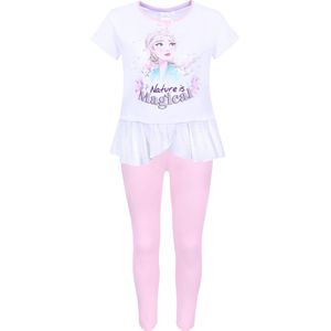 Witte en roze Elsa-pyjama, IJstijd DISNEY