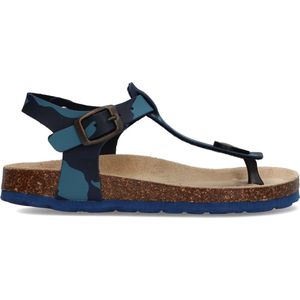 Braqeez Sammy Spain Jongens Sandalen - Blauw - Imitatieleer - Gesp