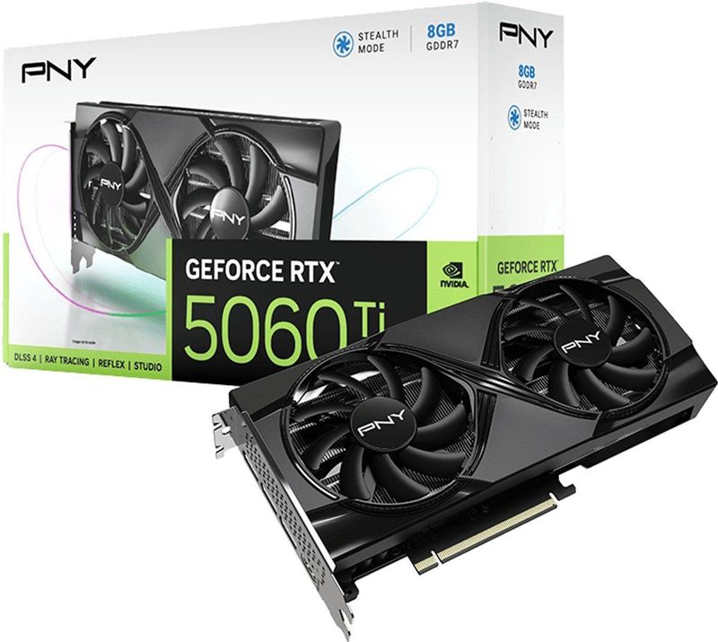 PNY - GeForce RTX 5060 - Videokaart - 8GB - GDDR7