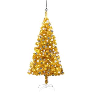 vidaXL-Kunstkerstboom-met-verlichting-en-kerstballen-150-cm-PET-goud