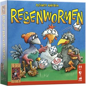 Regenwormen - Dobbelspel: Snelle en compacte game voor alle leeftijden | 2-7 spelers | Speel overal en altijd!