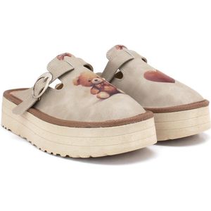 GOBY - Teddybear- Sandals - Slippers - Hoge kwaliteit - Handmade - Maat 37