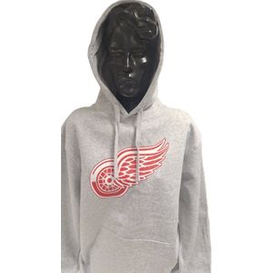 DETROIT REDWINGS- HOODIE-GREY-XL