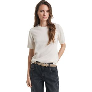 Gant 4805351 T-shirt Met Korte Mouwen Beige XS Vrouw