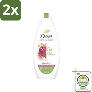Dove - Douchegel - Care By Nature - Glowing - Verfrissend - 400 ml - Voordeelverpakking - 2 stuks - Douchegel - Wakker worden