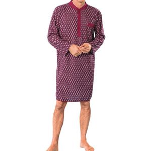 Nachthemd van katoen met print