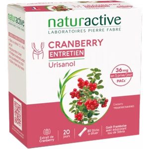 Naturactive Urisanol Cranberry Onderhoud 20 Sticks