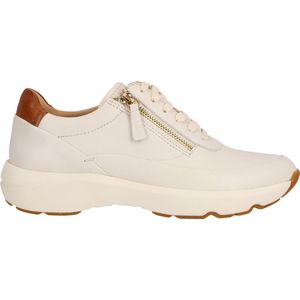 Clarks - Tivoli Zip - Sneakers - Gebroken Wit - Leer
