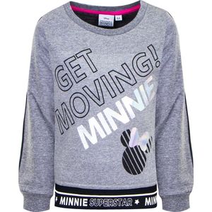Minnie Mouse - Longsleeve - Grijs - 104cm - 4 jaar
