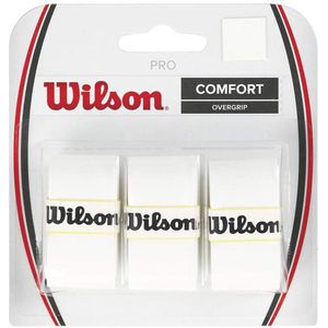 Wilson Pro Tennis / Padel Overgrip Wit 3 pack