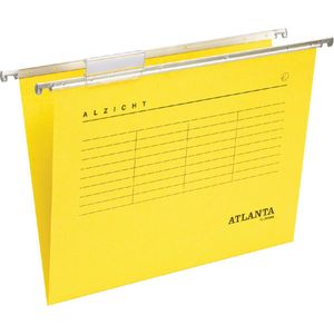 Atlanta hangmappen Alzicht Spectrum formaat folio V-bodem geel