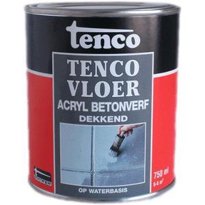 Tenco tencovloer acryl betonverf dekkend cementgrijs - 2,5 liter