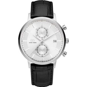 Danish Design IQ12Q1215 horloge heren - zwart - edelstaal