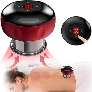 Cellulite Cups - Cellulite Massage - Cupping For Cellulite - Elektrisch Cellulite Massageapparaat - Cupping - Warmte Cupping - 12 Instelbare Standen En Temperaturen - Pijnverzachtend- Spierspanning - Anti- Cellulite - Voor Nek Rug Benen Buikbillen