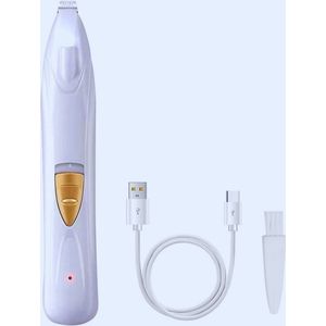 Mini Huisdier Tondeuse Met LED & USB – Precisie Trimmer Voor Pootjes - Oren - Ogen & Gezicht – Stil & Veilig