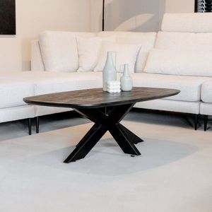 Salontafel Akagi | Deens Ovaal | Acacia Black | 120 cm