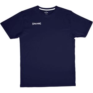 Spalding Essential T-Shirt Kinderen - Marine | Maat: 152