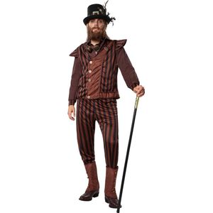 dressforfun - Steampunk gentleman XXL - verkleedkleding kostuum halloween verkleden feestkleding carnavalskleding carnaval feestkledij partykleding - 302344