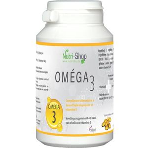 Nutri-shop Omega 3 - Omega-3 en vitamine E - 90 capsules