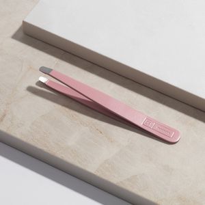CSNTweezer- Roze Ovale Pincet-Epileren Wenkbrauwen-Veilig & Zonder Huidbeschadiging