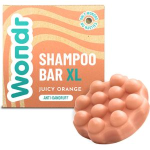 WONDR Shampoo bar XL - Juicy Orange - Anti-roos - Verzorgend - Sulfaatvrij - 110g