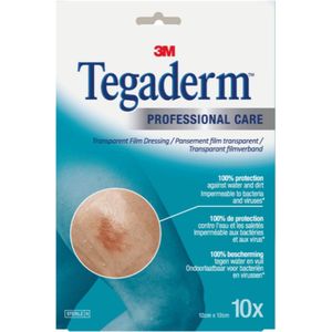 3M Tegaderm Transparant Film Dressing 12x12cm 10 stuks - 1632-P-10