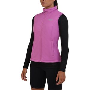TCA Women's Flyweight Wind-Proof Running Cycling Vest with Zip Pockets - Spring Crocus, Large