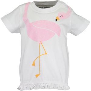 Blue Seven Meisjes T-shirt - Wit - Maat 68