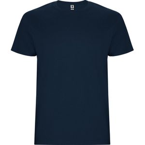 T-shirt unisex met korte mouwen 'Stafford' Donkerblauw - S