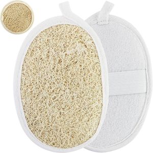 Natuurlijke Luffa Spons Set - 3 Stuks Peeling en Lichaamsreiniging - Herbruikbare Douchespons voor Badkamer en Spa