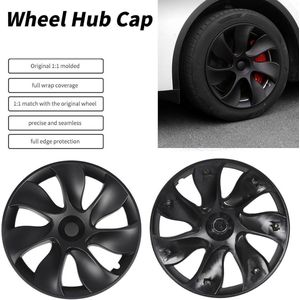 Green Glow - Wieldoppen voor 19 Inch Wielen - 4 Stuks - Matte Zwarte Volledige Wrap Dekking