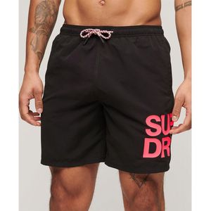 Superdry Sportswear Logo 17´´ Zwemshorts Zwart L Man