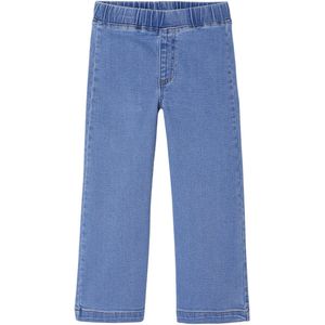 Vertbaudet - Wijde Tregging - Denim - Voor Meisjes