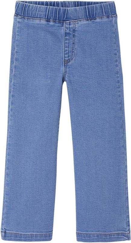 Vertbaudet - Wijde Tregging - Denim - Voor Meisjes