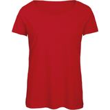 B&C Triblend - Dames-T-shirt - Ronde Hals - Gecertificeerd STANDARD 100