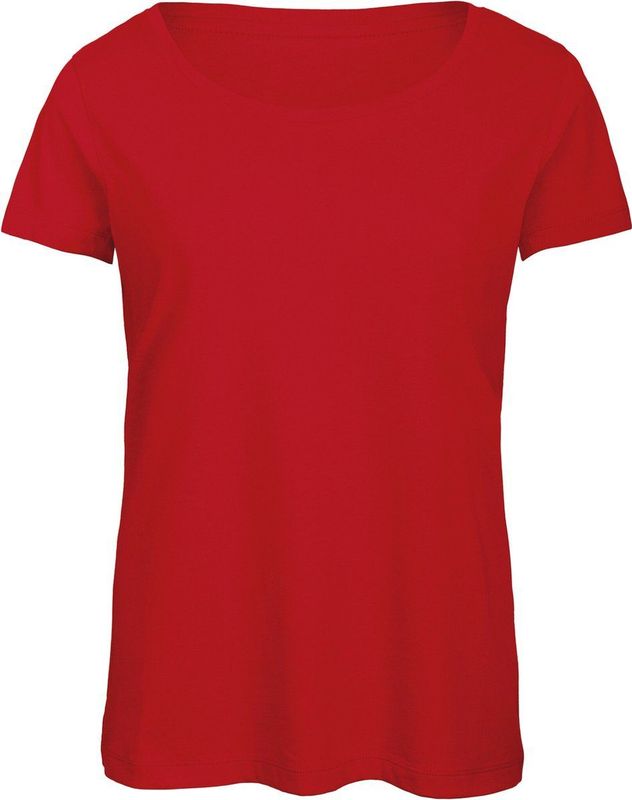 B&C Triblend - Dames-T-shirt - Ronde Hals - Gecertificeerd STANDARD 100