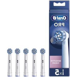 Pro Sensitive Clean 5 koppen - Zachte Vervangende Opzetborstels