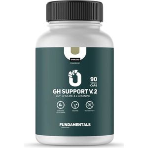 Fundamentals L-Arginine & CDP Choline - GH Support V2 - Aminozuren - L-Glutamine - 90 Veggi Caps - Vegan - Voedingsupplement
