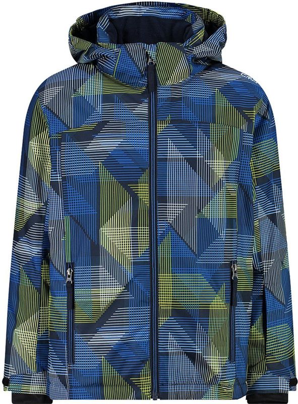 CMP Boys Jacket Snaps Hood Twill Ski-jas (Kinderen |blauw |waterdicht)