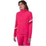 Rossignol Strawpile Fleece Met Halve Rits Roze L Vrouw