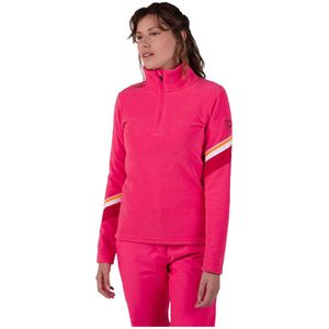Rossignol Strawpile Fleece Met Halve Rits Roze M Vrouw