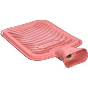 Klassieke rubberen warmwaterkruik 2 liter - Rood