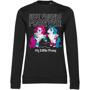 My Little Pony Damen Best Friends Forever Girly Sweatshirt Black-M