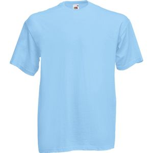 Fruit Of The Loom Heren Valueweight T-shirt met korte mouwen (Hemel Blauw)