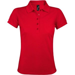 SOLS Dames/dames Phoenix Phoenix Polo met Korte Mouwen (Rood)