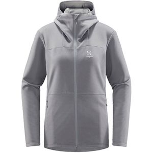 Haglofs Willow Mid Sweatshirt Met Rits Grijs M Vrouw